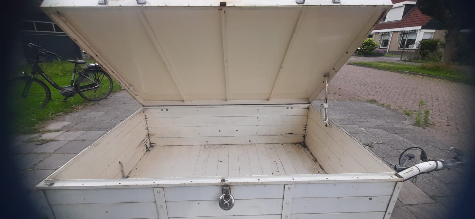 Aanhangwagen Van Weeghel - Handige Kar voor Transport, Ophalen, Gebruikt