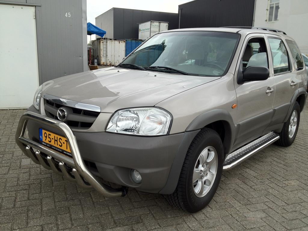 Mazda Tribute Sidebars met aluminium trede, Niet ingevuld, Niet ingevuld, Niet ingevuld