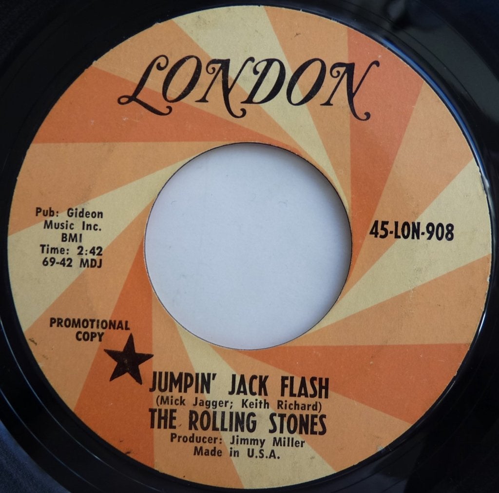 US48 rolling stones jumpin'jack flash US68 PROMO 1 €45 , Gebruikt, 7 inch, Promo, Ophalen of Verzenden