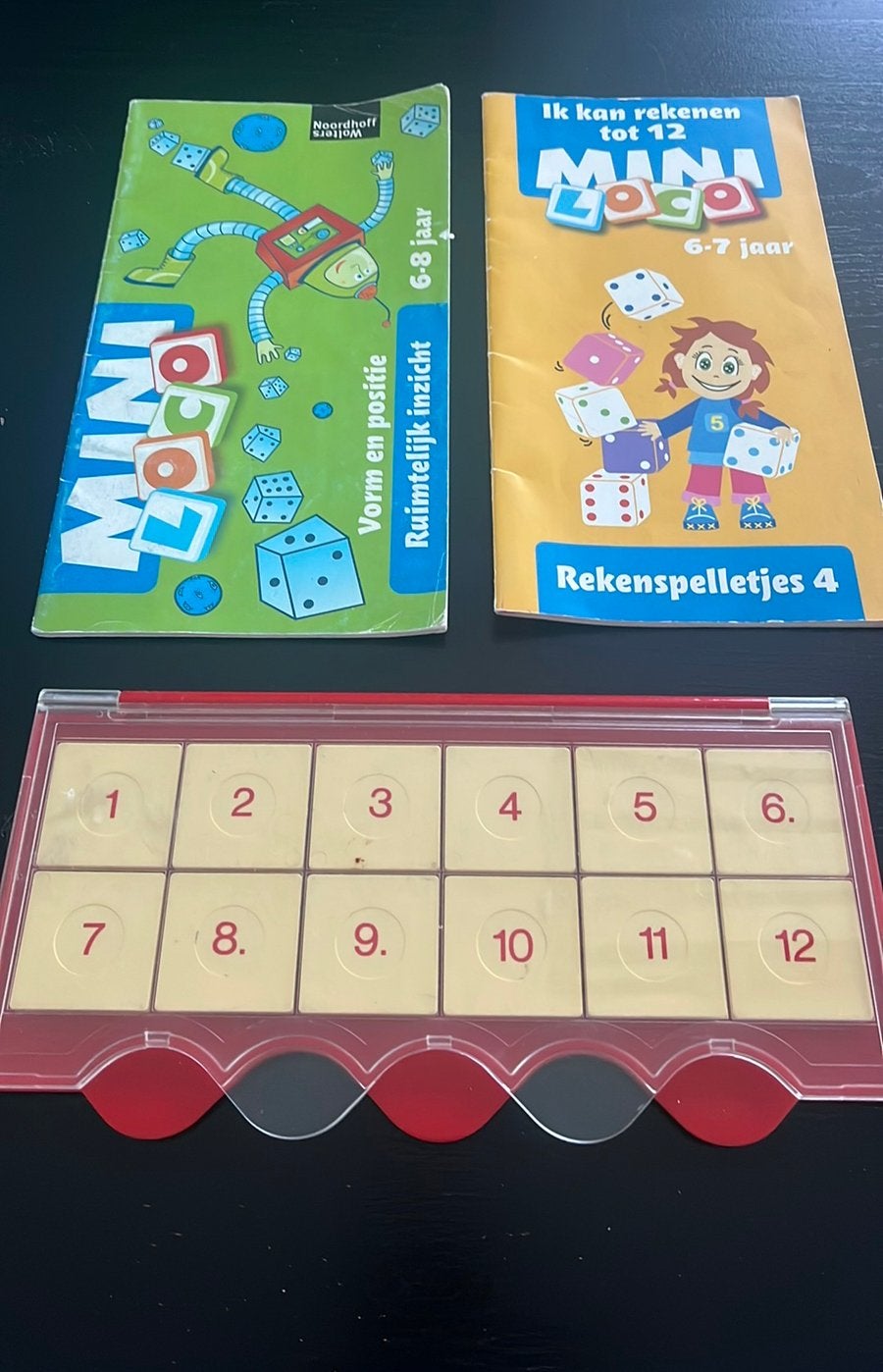Mini loco ruimtelijk inzicht / rekenspelletjes 6-8 jaar, Ophalen, Gebruikt