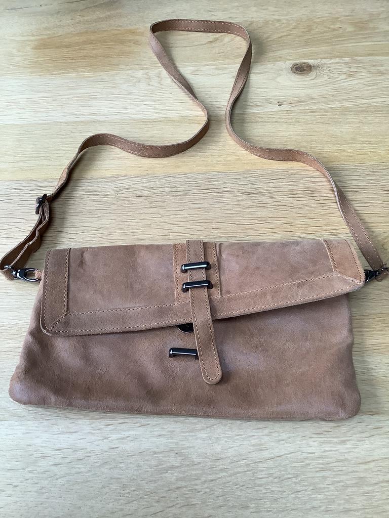 Leren festivaltasje, Verzenden, Nieuw, Overige kleuren, Leer