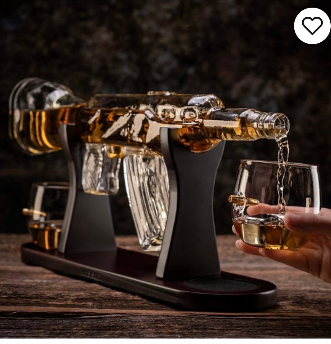 Whiskey Karaf AK-47 Geweer - Nieuw in Doos, Ophalen, Meerkleurig, Nieuw, Modern