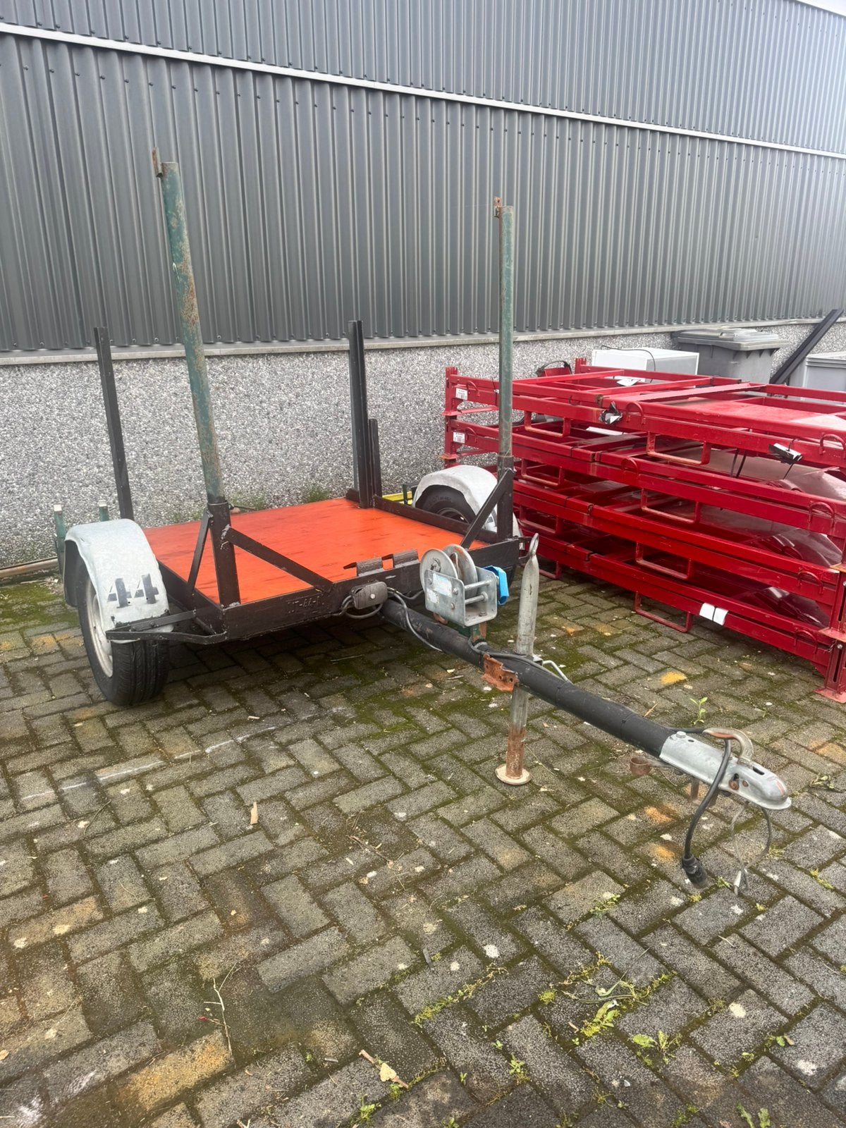 Goede basis voor aanhanger of onderdelen, Auto diversen, Aanhangwagen-onderdelen, Ophalen