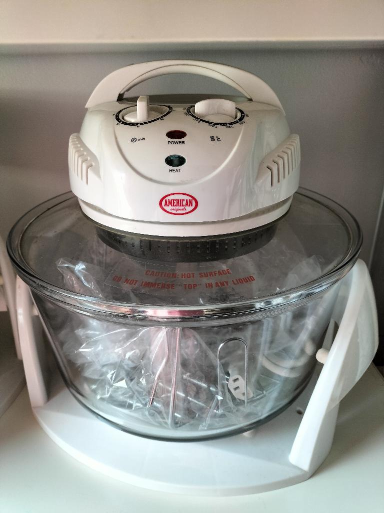 Multifunctionele halogeenoven, Ophalen, Wit, Overige merken, Glas