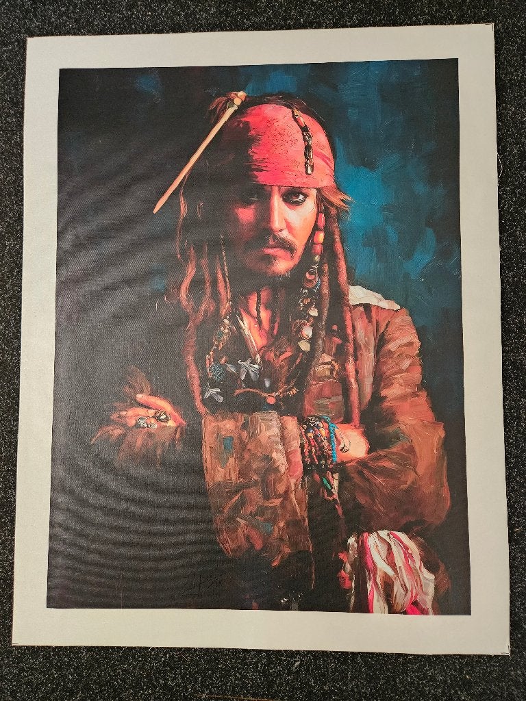 Johnny Depp (Pirates of the Caribbean), Ophalen of Verzenden, Zo goed als nieuw, Film, Poster