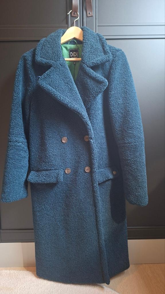 DIDI Teddy Jas - Maat XS, Kleding | Dames, Jassen | Winter, Blauw, DIDI, Ophalen of Verzenden, Maat 34 (XS) of kleiner