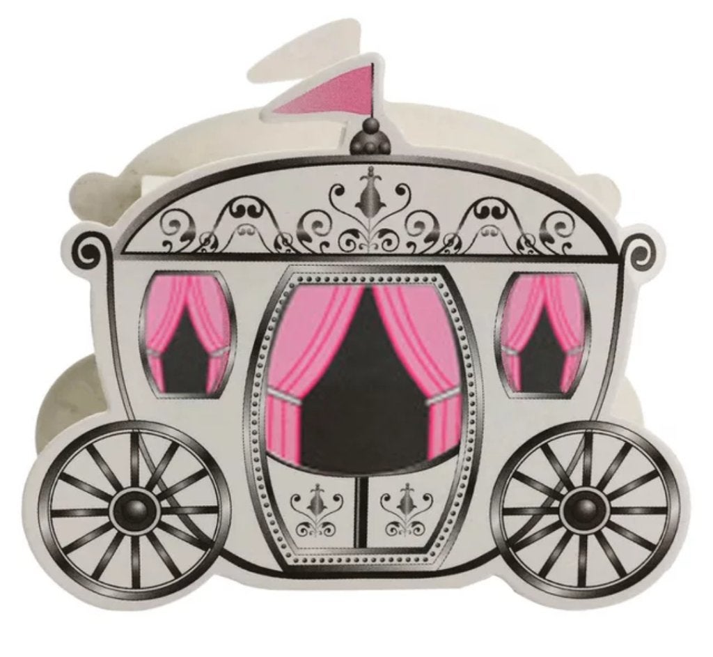 Leuke traktatie prinses koetsjes / doosjes, nieuw!, Ophalen of Verzenden, Nieuw, Feestartikel