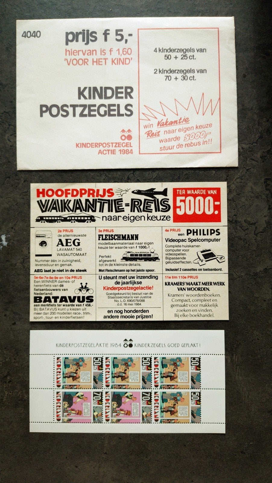 Kinderpostzegels 1981, 1982, 1984 - Ongebruikt, Ophalen of Verzenden, Na 1940, Postfris