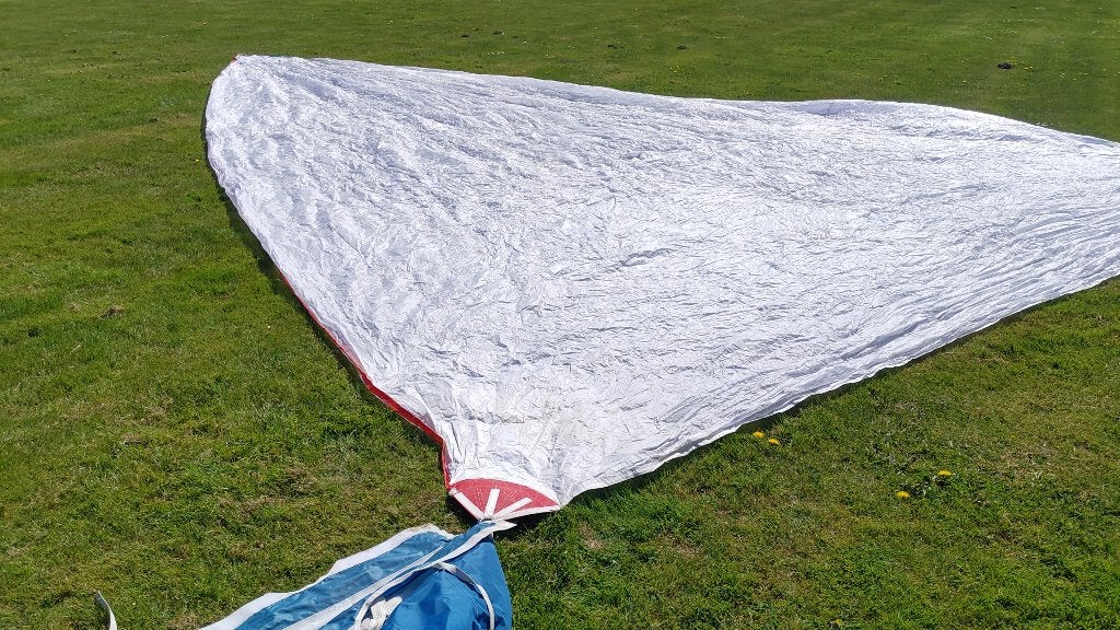 Spinnaker NorthSails 55-60 m2 symmetrisch + Launch Bag, Watersport en Boten, Zeilen en Zeiltoebehoren, 30 tot 60 m², 6 meter of meer