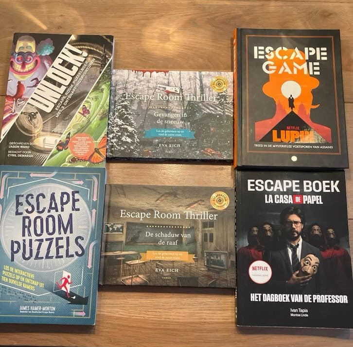 Escape Room Boeken Collectie - Diverse Titels, Ophalen of Verzenden, Zo goed als nieuw, Tv-bewerking
