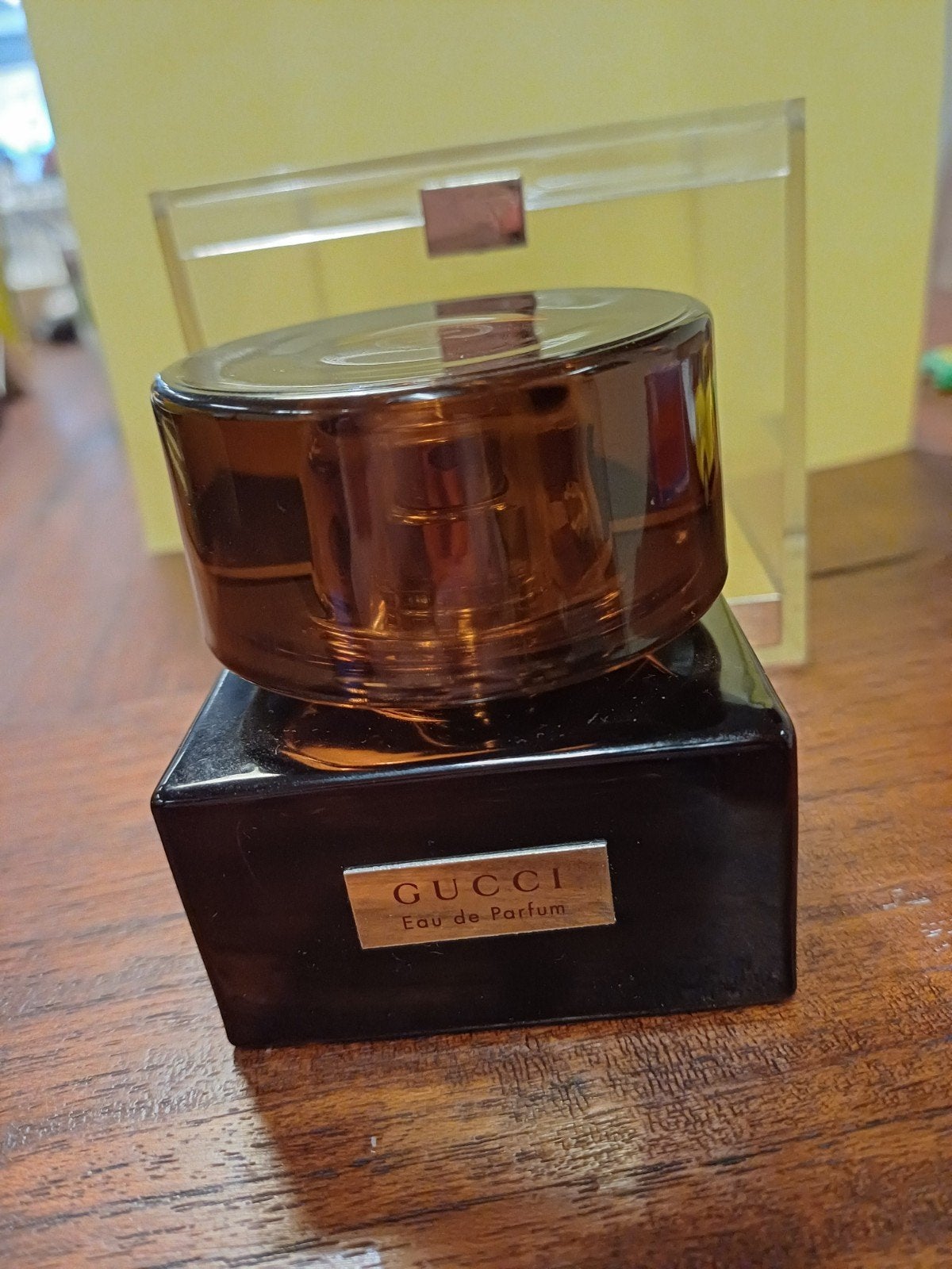 Gucci eau de parfum 50ml, Ophalen of Verzenden, Zo goed als nieuw, Miniatuur