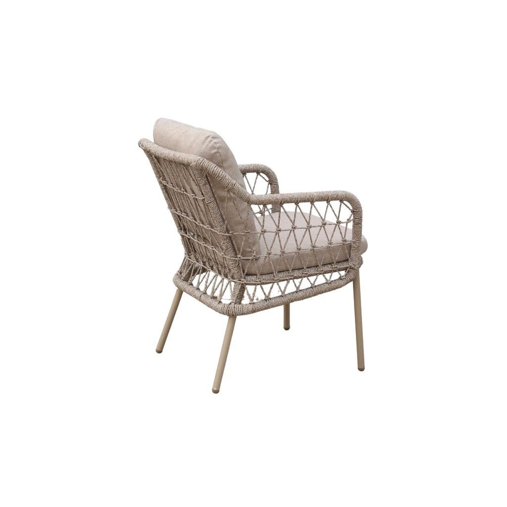 Tuinstoel Nova dining | rope | beige | Min afname 4st, Ophalen, Nieuw, Overige materialen