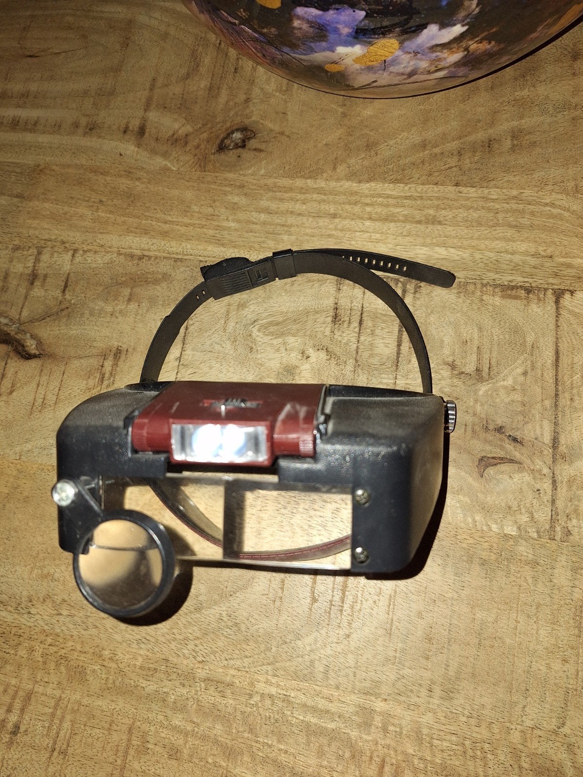 Hoofd Vergrootglas Juweliers met LED Licht 1,5X, 3X, 8,5X, Ophalen, Gebruikt