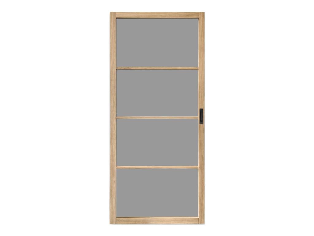 Eiken deur met rookglas / getint glas | Rossum | Op voorraad, Niet ingevuld, Binnendeur, Niet ingevuld, Nieuw
