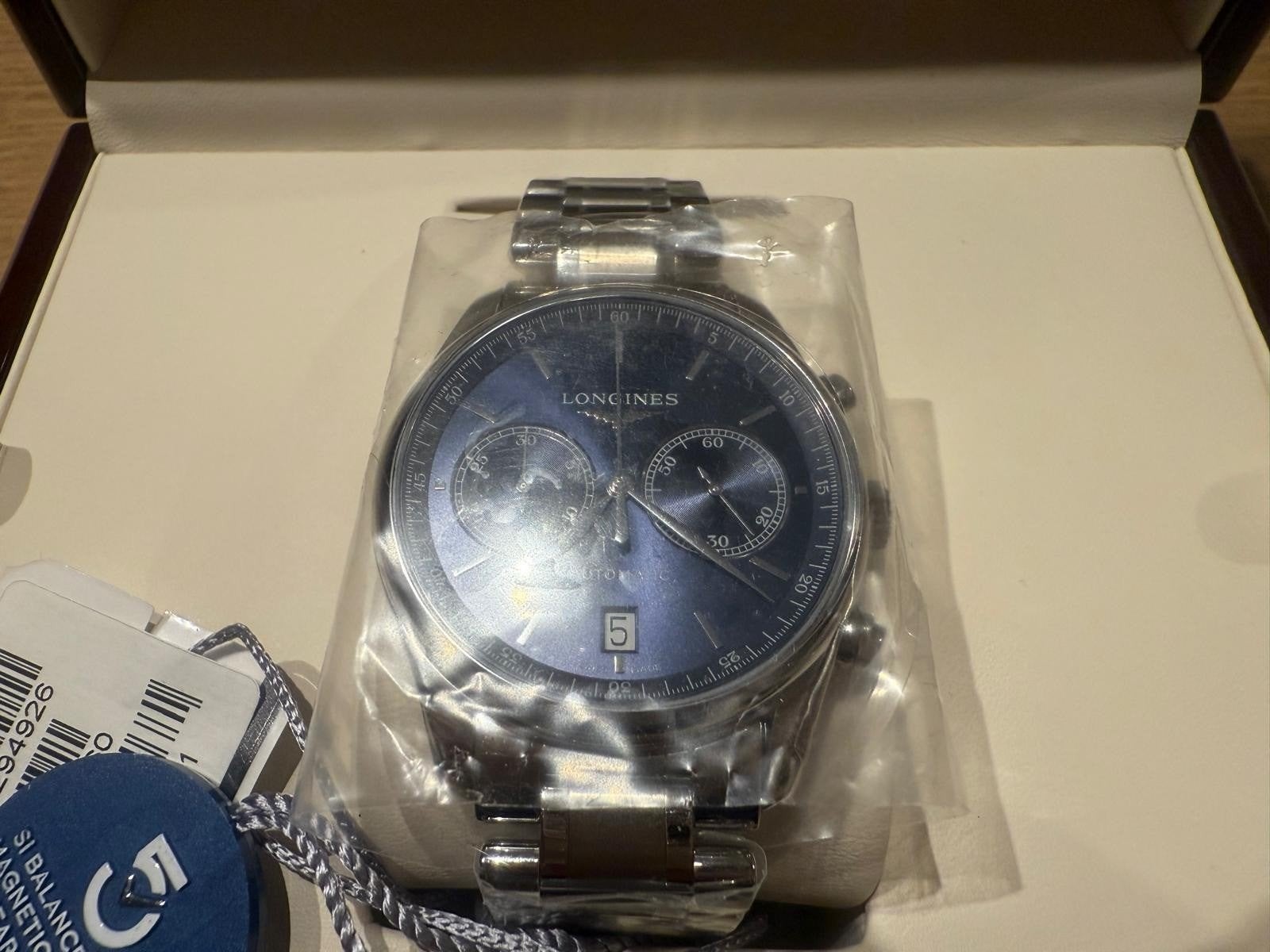 Longines Master Collection Chronograaf Automaat Herenhorloge, Ophalen of Verzenden, Nieuw, Staal, Overige merken