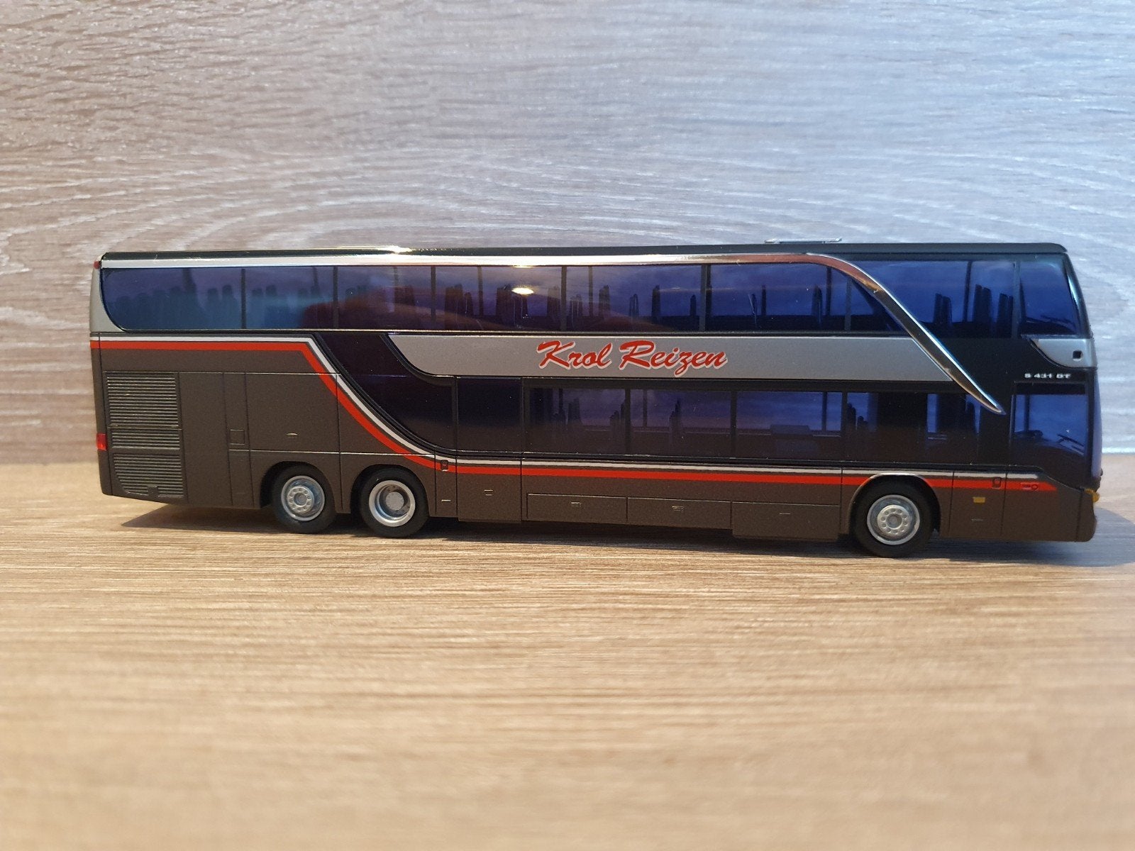 AWM Setra S431 DT Krol Reizen bus 1:87, Ophalen of Verzenden, Nieuw, Bus of Vrachtwagen, AWM