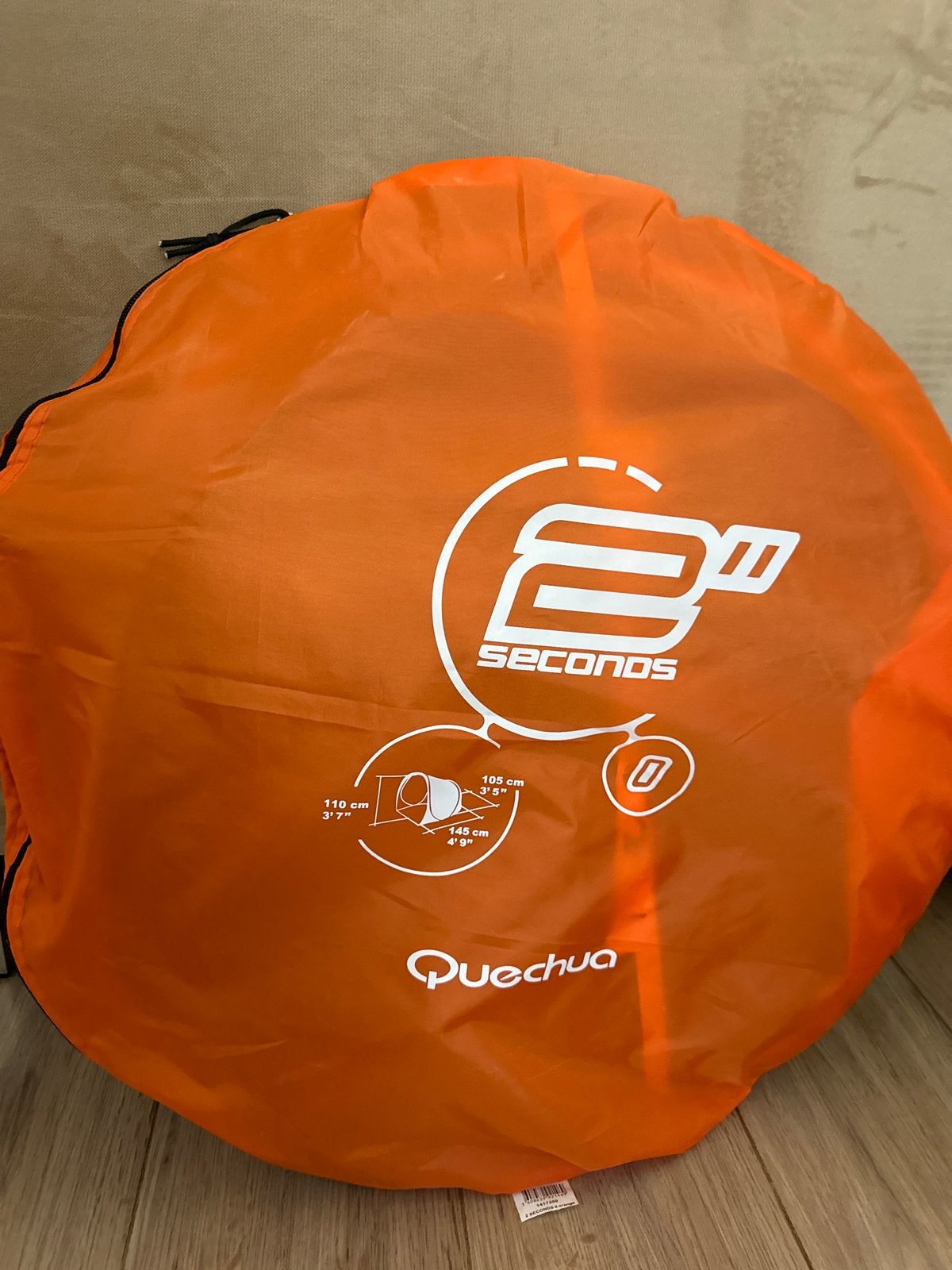 Quechua 2 Seconds tent - 2 persoons pop-up tent, Ophalen, Zo goed als nieuw, Tot en met 2
