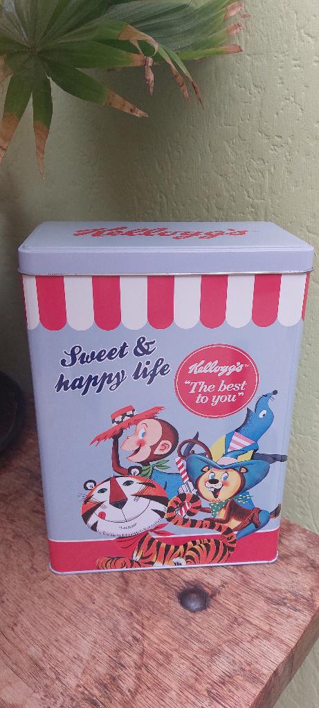 originele Blikken doos Kellogg's, Verzamelen, Blikken, Ophalen of Verzenden, Nieuw, Overige, Overige merken