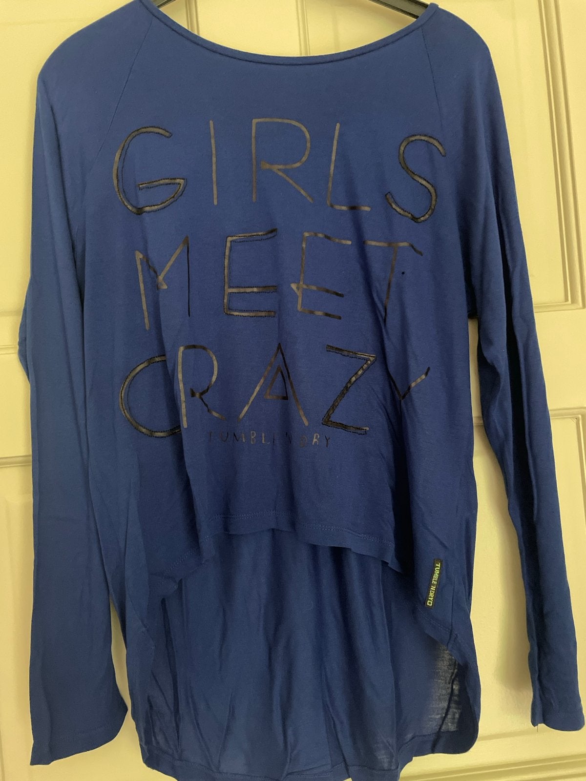 Tumble & Dry longsleeve 'Girls Meet Crazy' maat 158-164, Ophalen of Verzenden, Nieuw, Meisje, Shirt of Longsleeve