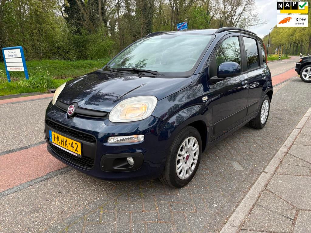 Fiat Panda 0.9 TwinAir Lounge AUTOMAAT/1 eigenaar!, Euro 5, Panda, Origineel Nederlands, Blauw