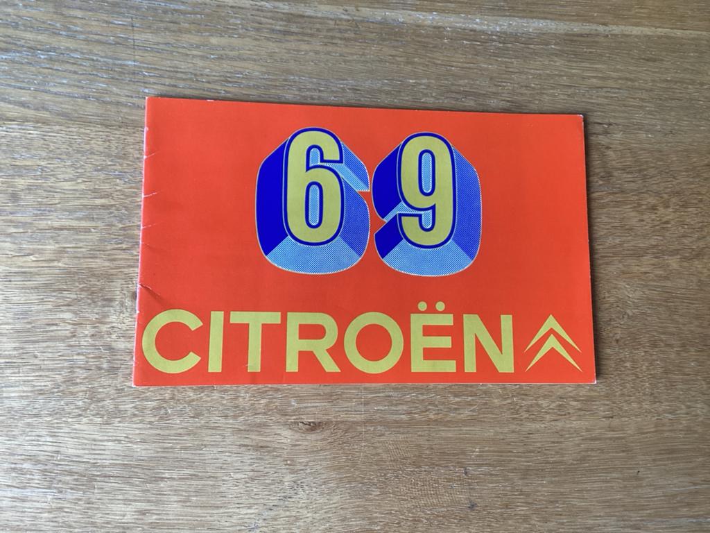 Citroën brochure 1969 - Dyane, Ami 6, DS 21, Ophalen of Verzenden, Gelezen, Citroën
