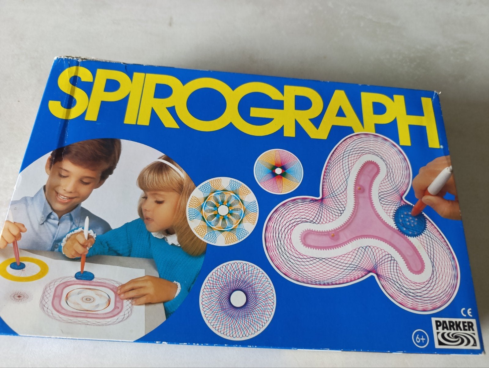 Originele Spirograph tekenset - Parker (6+), Ophalen of Verzenden, Gebruikt, Knutselen