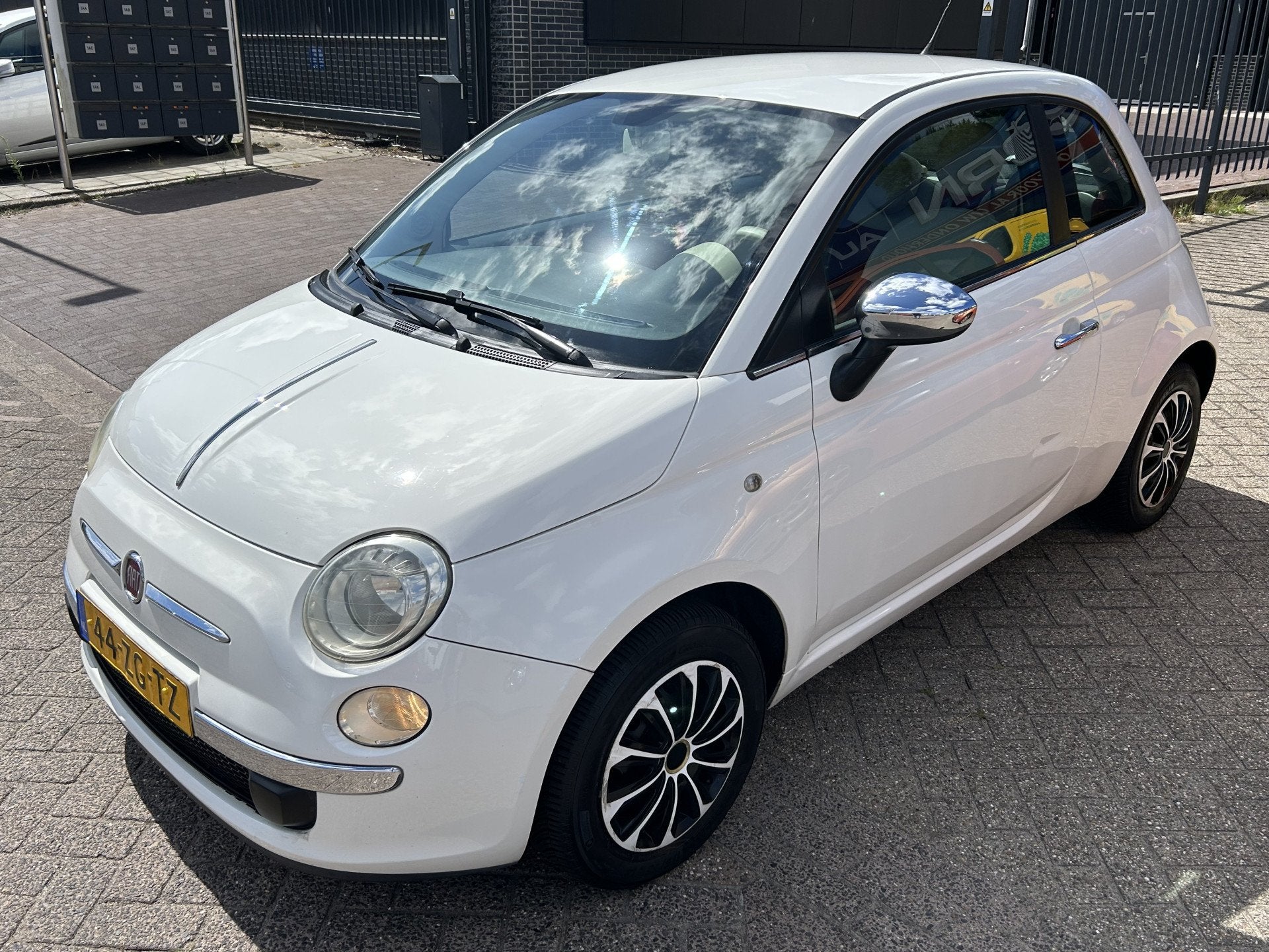 Fiat 500 1.2 Pop 2e eig Nieuwe APK (bj 2008), Auto's, Voorwielaandrijving, Stof, Gebruikt, 1242 cc