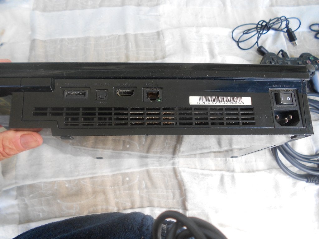 Playstation 3 phat 80g,controllers, 230v, hdmi kabel, 5 spel, Ophalen, Gebruikt, Phat, Met 2 controllers