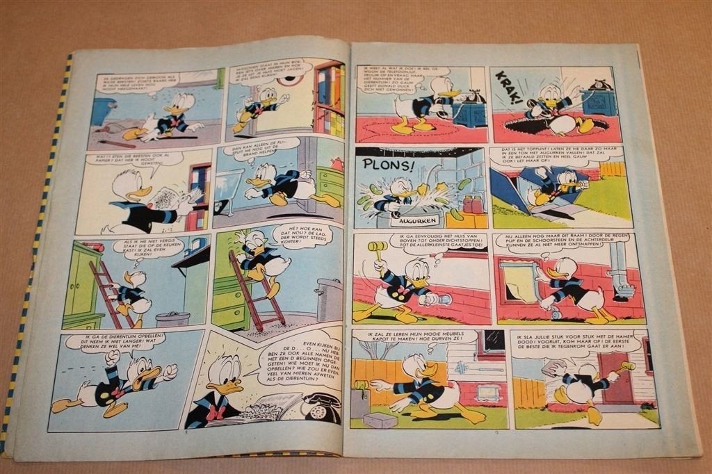 Donald Duck Nr. 53 — Gelukkig Nieuwjaar 1955, Boeken, Eén stripboek, Ophalen of Verzenden, Gelezen