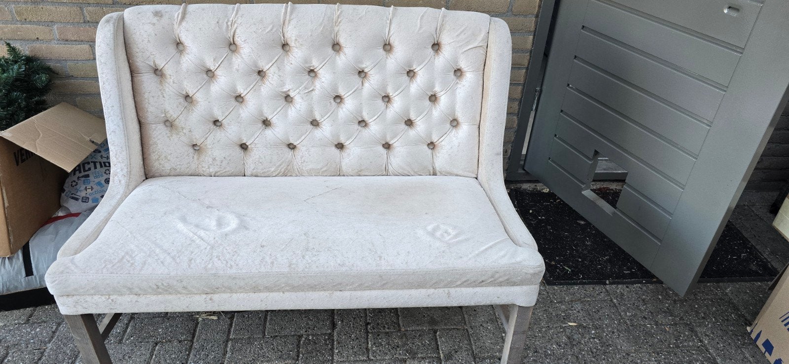Eettafel bankje, Ophalen, Gebruikt, Overige kleuren, Eén