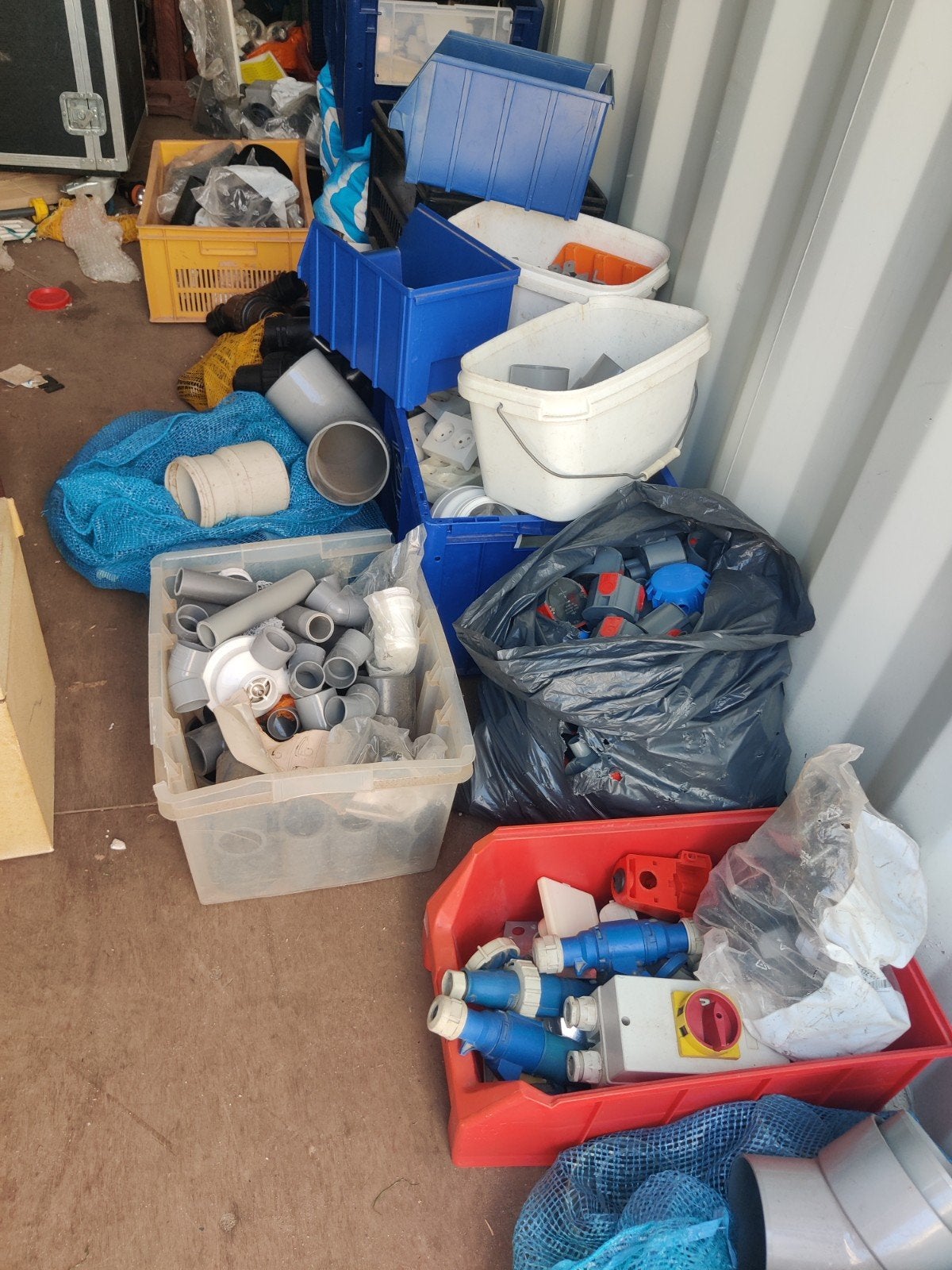 Diverse PVC en afvoerbuizen, bochten/hulpstukken en electra, Ophalen, Afvoer, Pvc, Nieuw