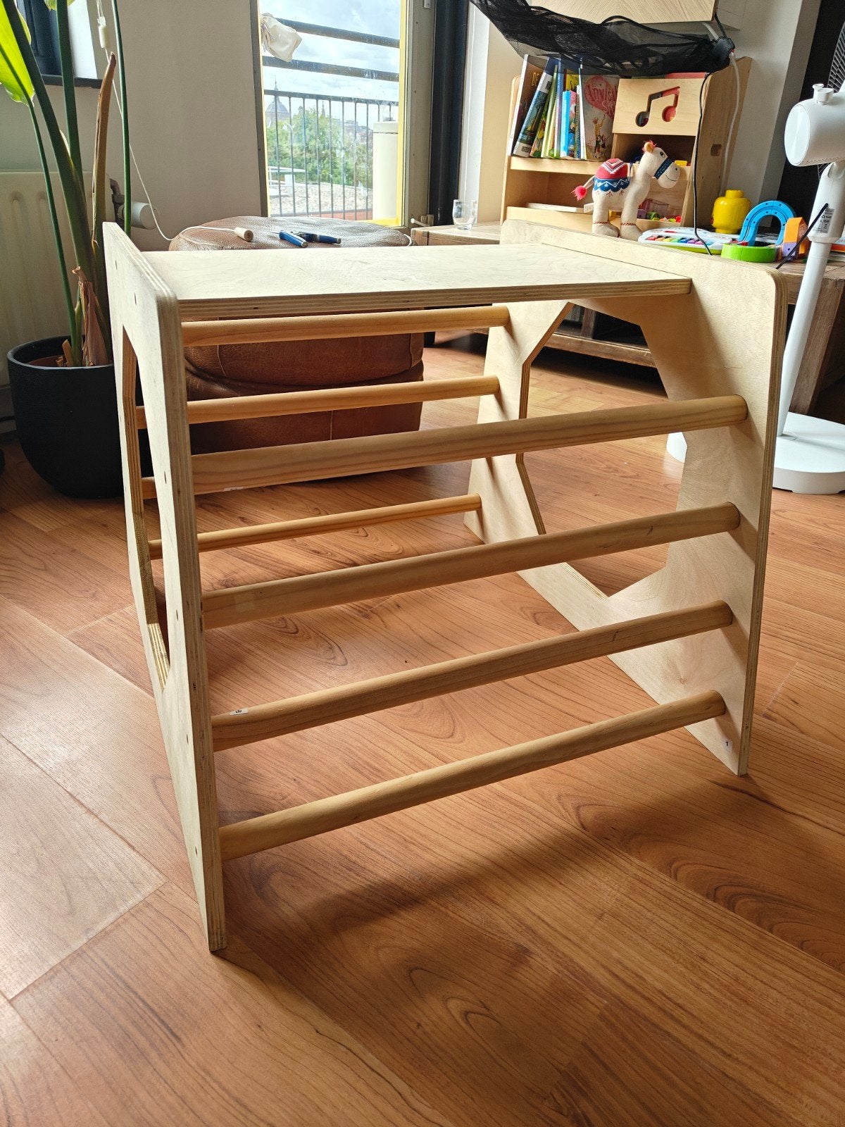 Houten klimrek voor kinderen - Montessori speelgoed, Kinderen en Baby's, Speelgoed | Houten speelgoed, Ophalen, Zo goed als nieuw