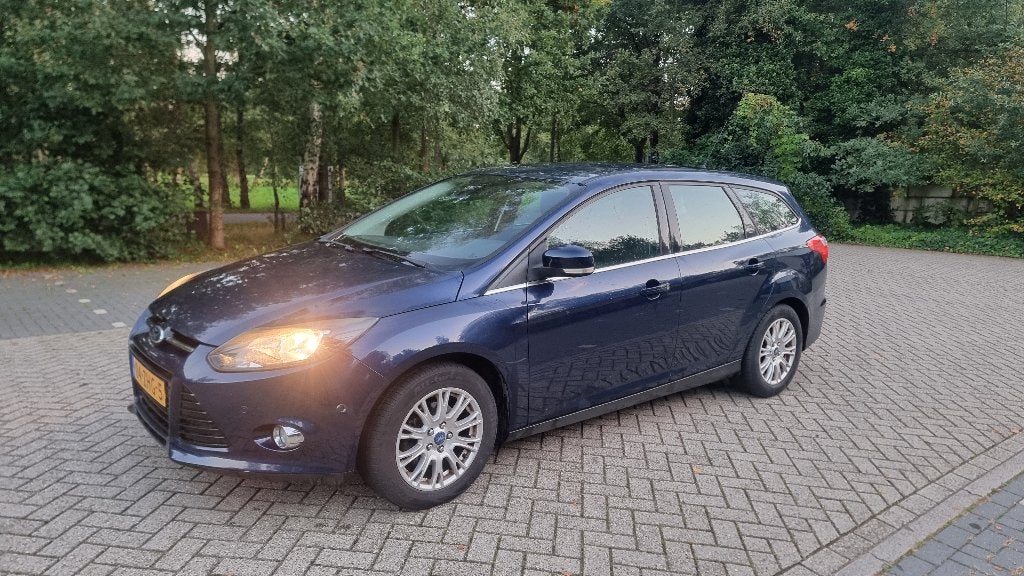 Ford Focus 1.6 Tdci 77KW Wagon Titanium11- 2012 Blauw NAP, Dealer onderhouden, 4 cilinders, Blauw, Origineel Nederlands