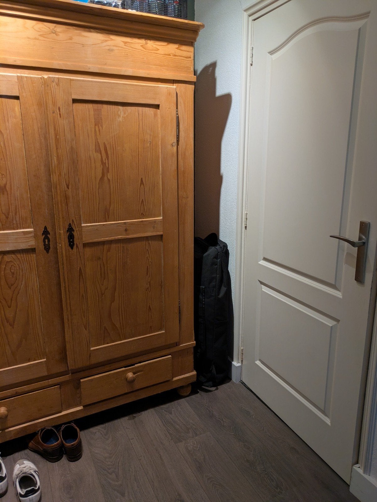 Eikenhouten kast met lades en roede, Ophalen, Gebruikt, Klassiek