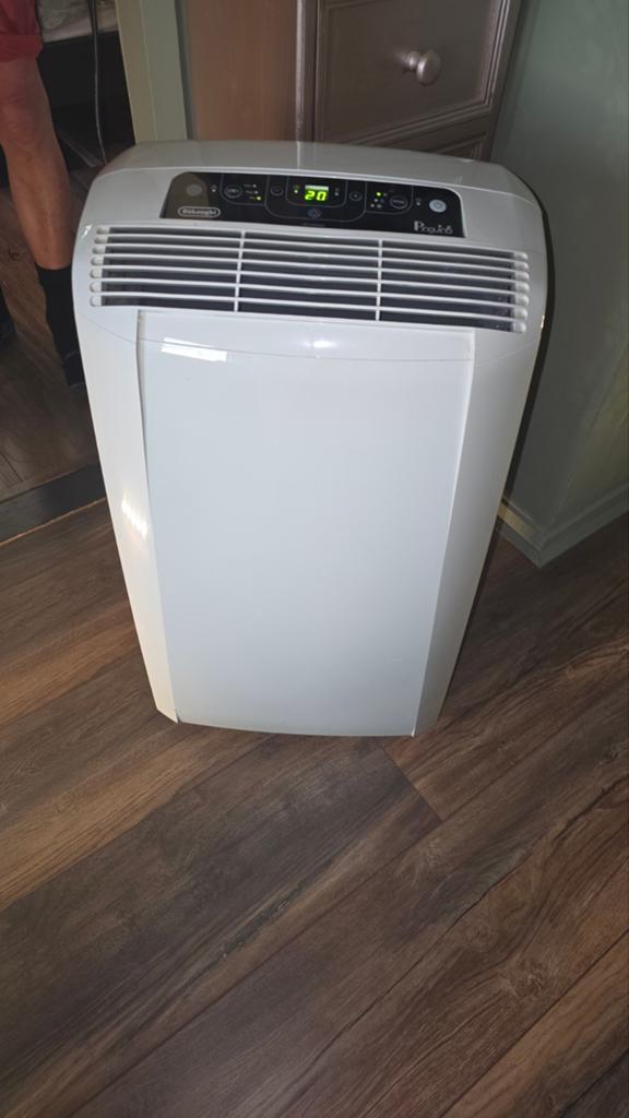 Mobiele airco Delonghi Pinguino PAC CN93ECO, Gebruikt, Minder dan 60 m³, Timer, 3 snelheden of meer