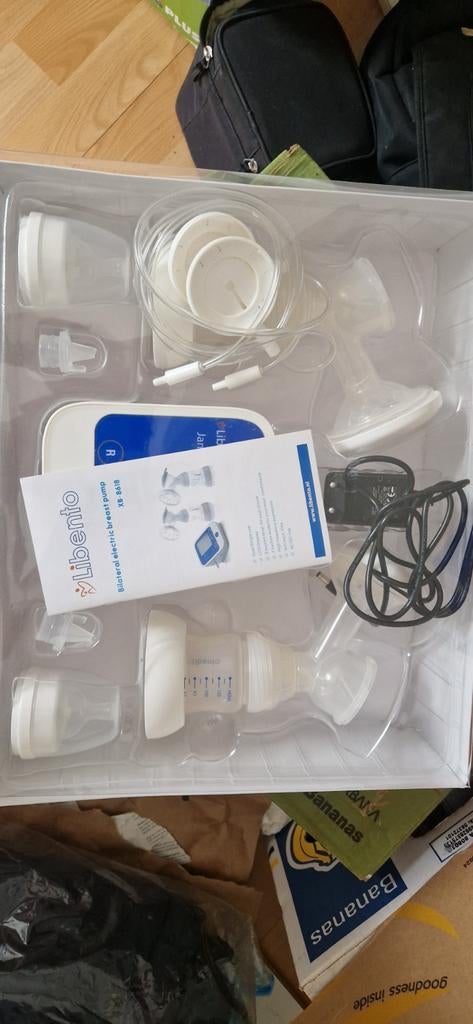 Libento elektrische kolfapparaat met koeltas en rugzakje, Ophalen of Verzenden, Gebruikt