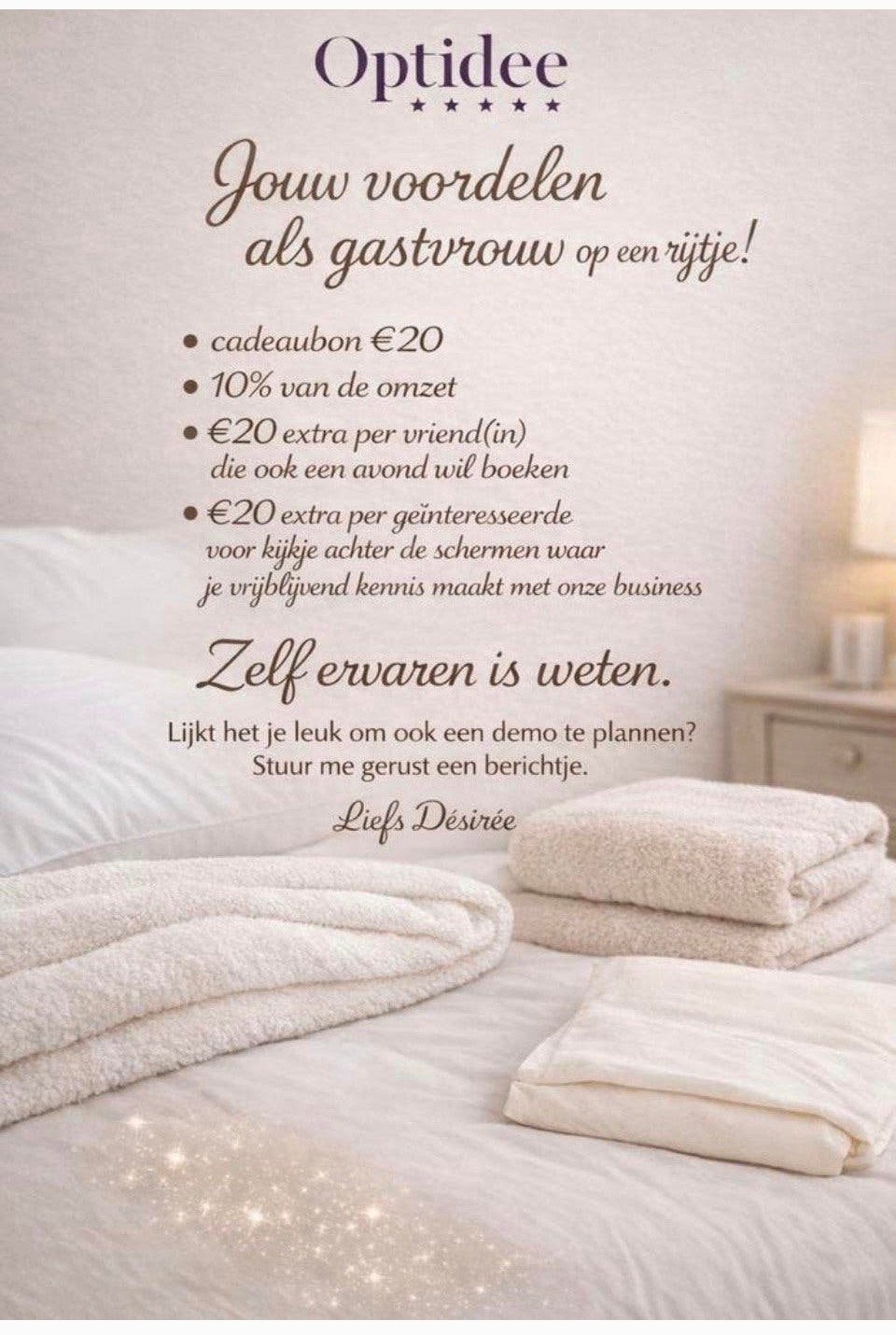 Optidee demo, Ophalen of Verzenden, Nieuw, Eenpersoons, Dekbedovertrek