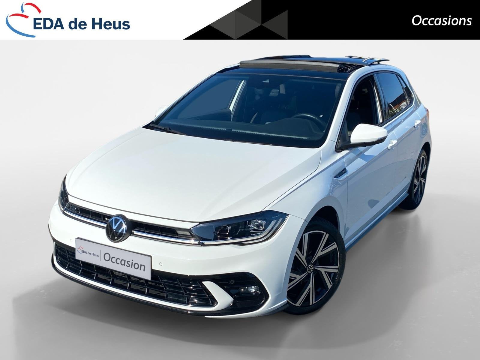 Volkswagen Polo 5-deurs 1.0 TSI R-Line NL Auto | Panodak | V, Auto's, Volkswagen, Voorwielaandrijving, 12 maanden, Stof, Gebruikt
