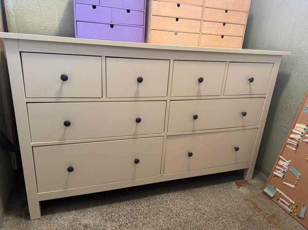 Ladekast Hemnes Wit, Huis en Inrichting, Kasten | Ladekasten, Ophalen, Gebruikt, 5 laden of meer, 150 tot 200 cm