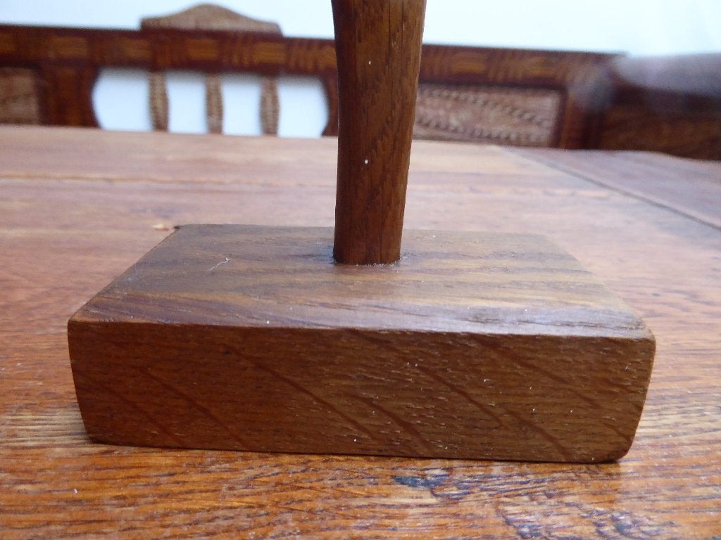 Vintage houten beeldje van een vogel, 30 cm., Antiek en Kunst, Ophalen of Verzenden