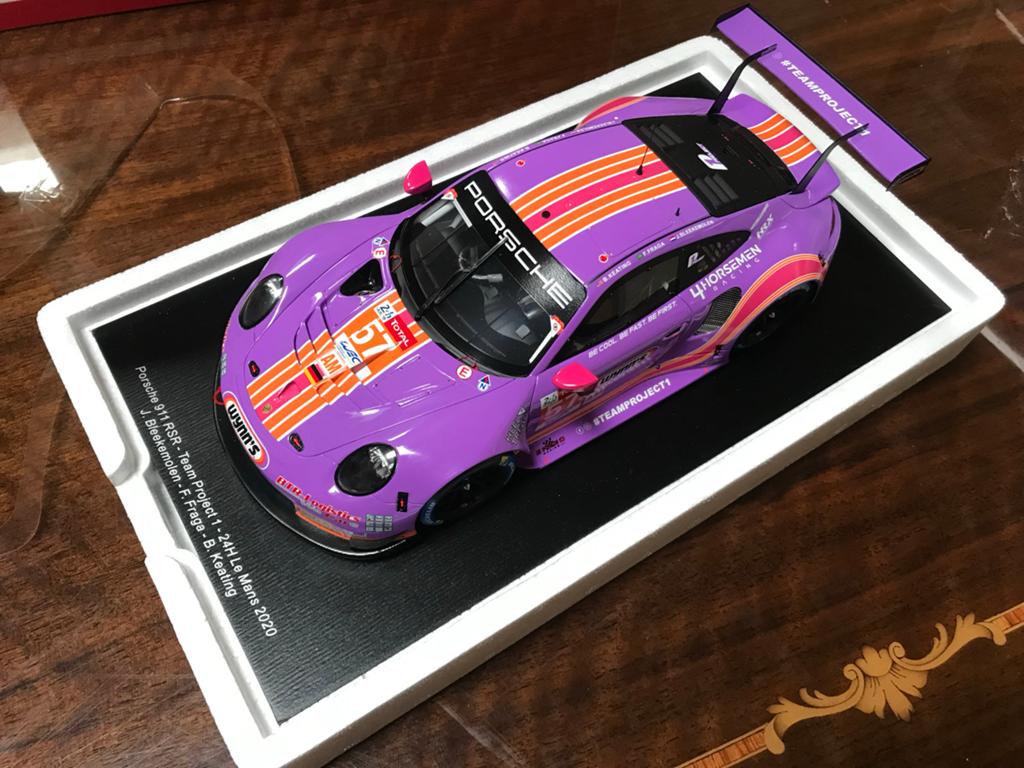 Spark 1:18 Porsche 911 RSR Le Mans Bleekemolen, Hobby en Vrije tijd, Modelauto's | 1:18, Ophalen of Verzenden, Nieuw, Auto, Overige merken