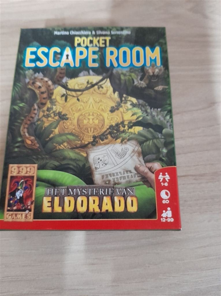 Pocket Escape room - Het mysterie van eldorado - 999 games -, Verzenden, Zo goed als nieuw