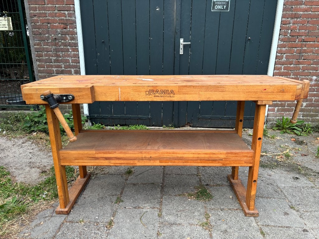 Werkbank Ramia, Ophalen, Gebruikt, 170 cm of meer, Bankschroef