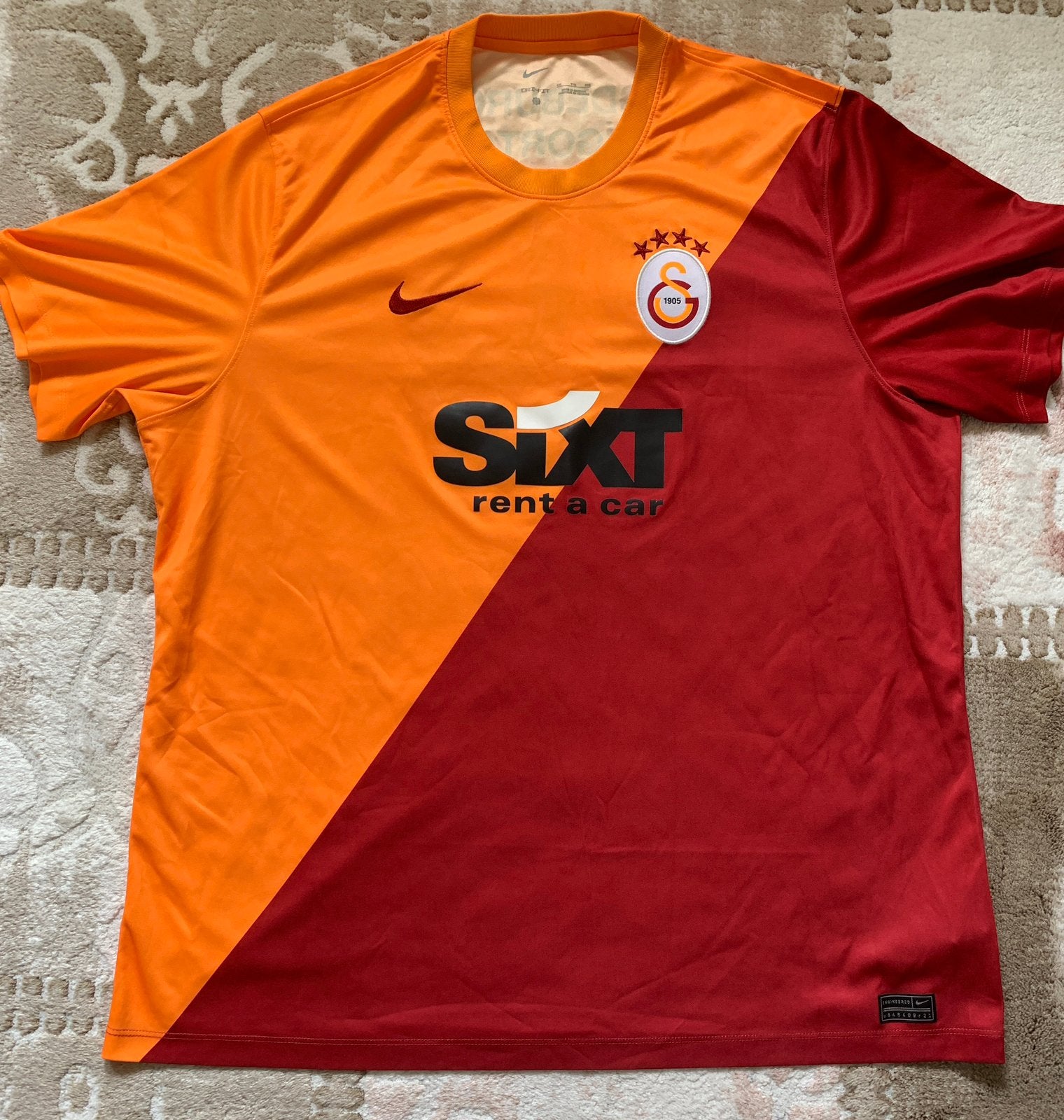Galatasaray Thuisshirt - Ömer Bayram #19 XXL, Kleding | Heren, T-shirts, Ophalen of Verzenden, Zo goed als nieuw, Overige maten