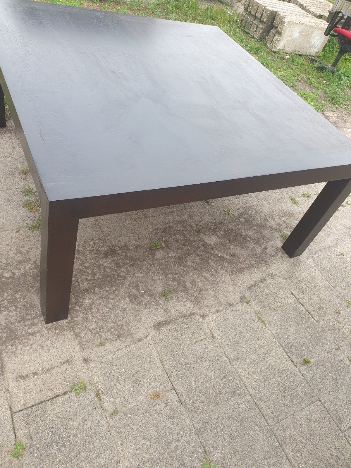 Grote vierkante presentatie/kantinetafel 160x160x75, Huis en Inrichting, Tafels | Eettafels, Ophalen, Gebruikt, 150 tot 200 cm