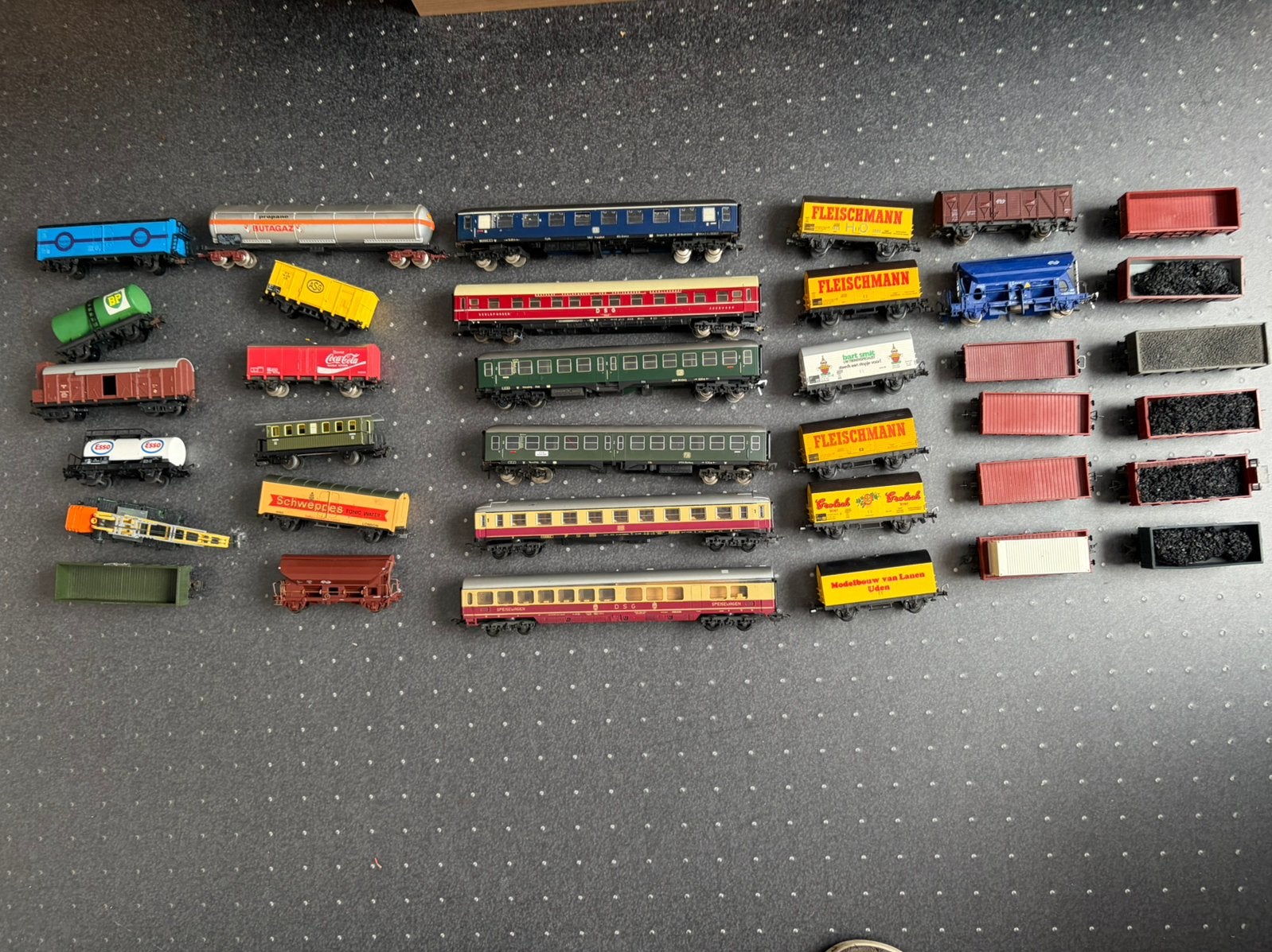 Personenrijtuigen, wagons van Fleischmann, Roco, Piko etc., Gebruikt, Gelijkstroom, Fleischmann, Wagon