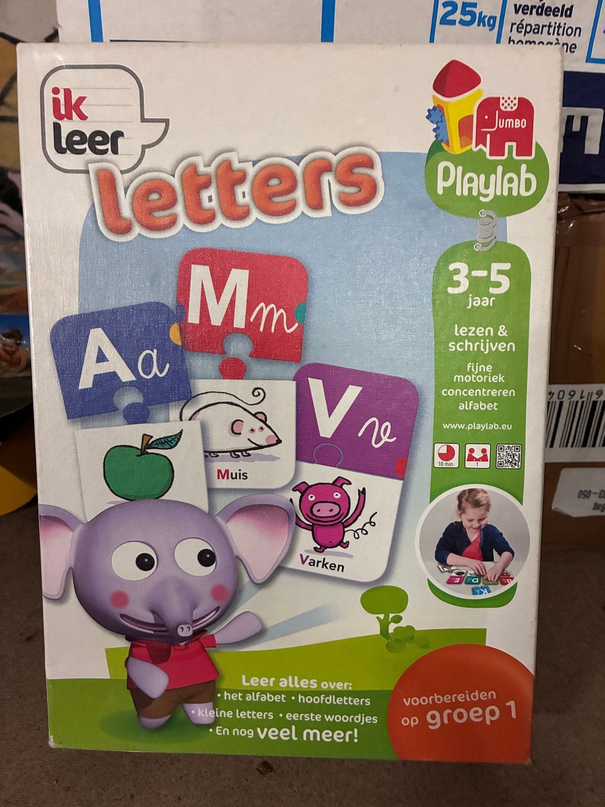 Jumbo Ik Leer Letters Playlab - Leren Lezen & Schrijven, Ophalen of Verzenden, Zo goed als nieuw, Taal en Lezen