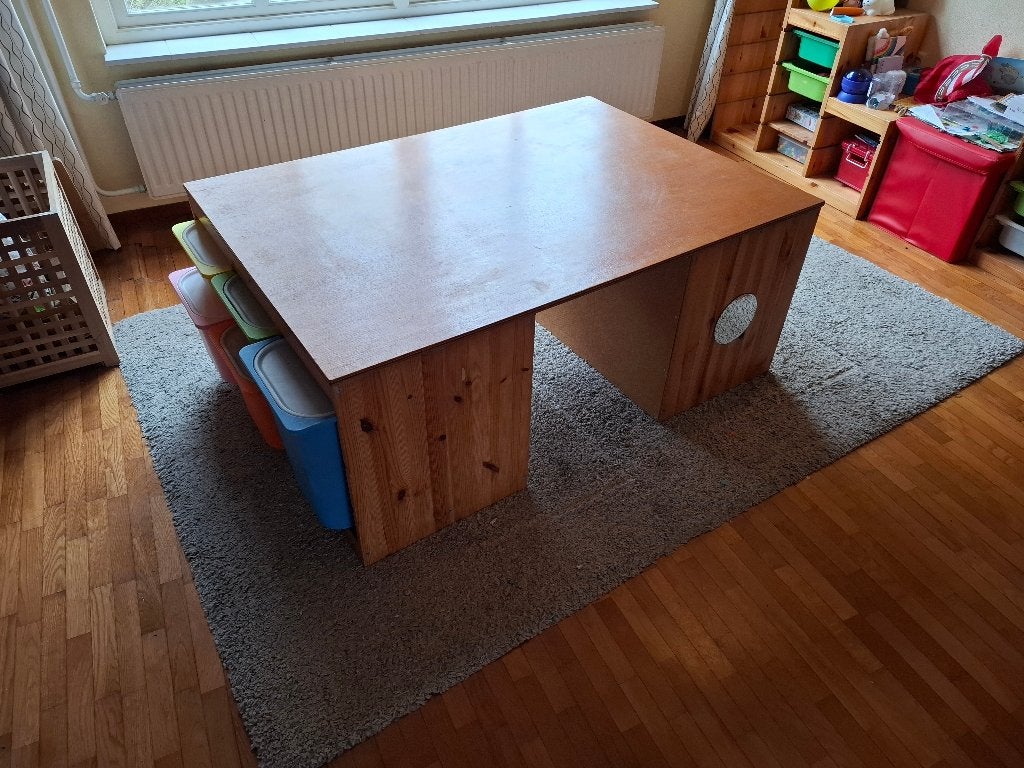 Prachtige en unieke speeltafel met Trofast kastjes en bakken, Ophalen, Zo goed als nieuw, Overige typen