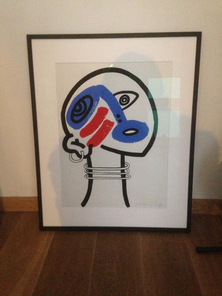 Keith Haring zeefdruk, Antiek en Kunst, Ophalen of Verzenden