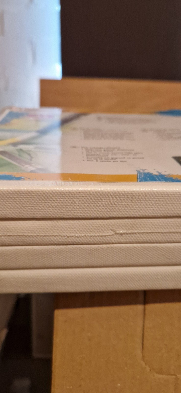 Leinwand-Set 4x - Klaar voor gebruik gespannen doeken, Ophalen of Verzenden, Nieuw, Doek